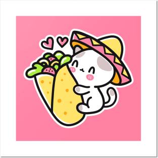 Burrito Purrito Kitten Posters and Art